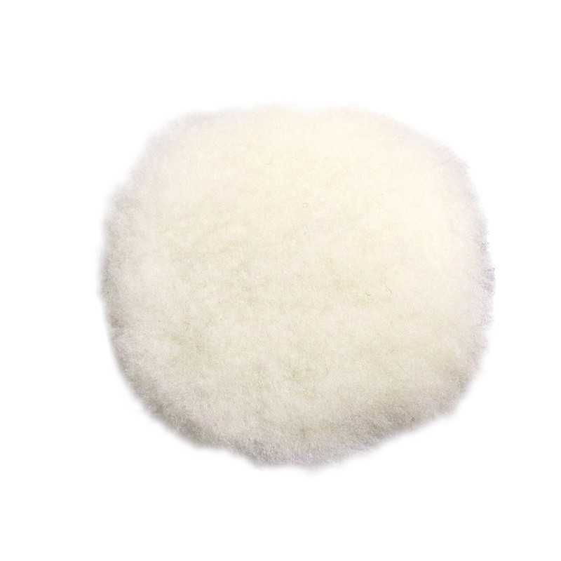 White Wool Single-sided Cutting Mop, 77mm