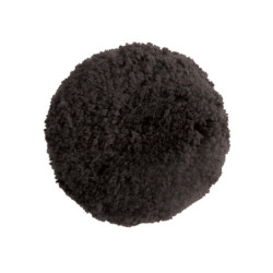 Black Wool Single-Sided...