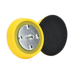 Back-up Pad, Soft Density, Grip, Plain, 77mm, 5/16" Thread