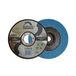 Gold Zirconia Flap Disc, Flat